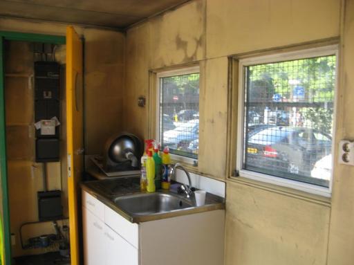 Container schoongemaakt