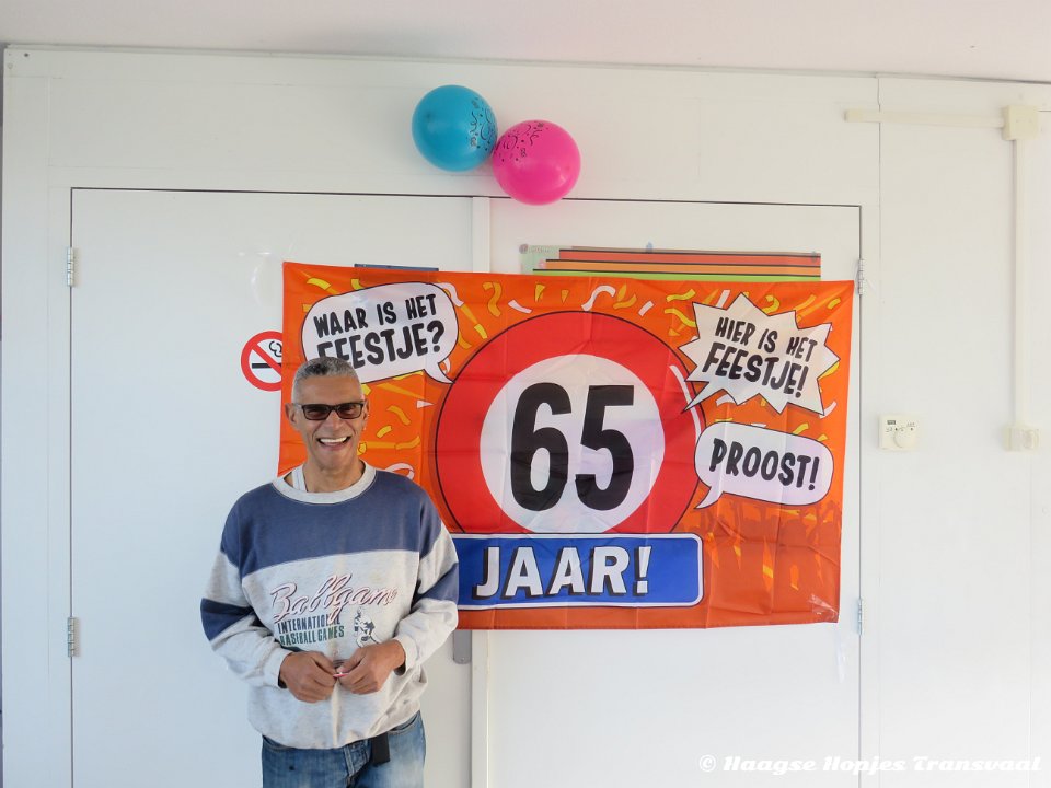 Etentje Hans 65 jaar
