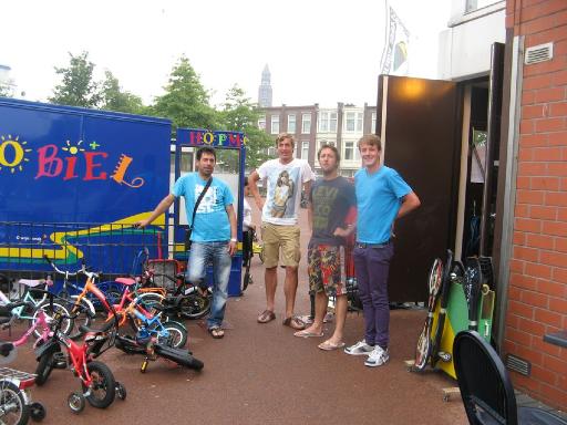 Hopmobiel brengt bezoek aan het Wijkpark Transvaal