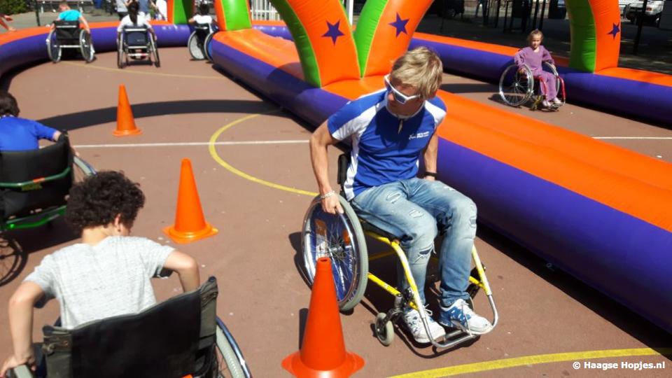 Rolstoelvaardigheid workshop Kaapseplein