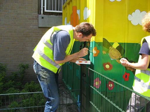 Haagse Hopjes: Donderdag 3 juni 2010 was een kleurrijke dag, met een zwart randje