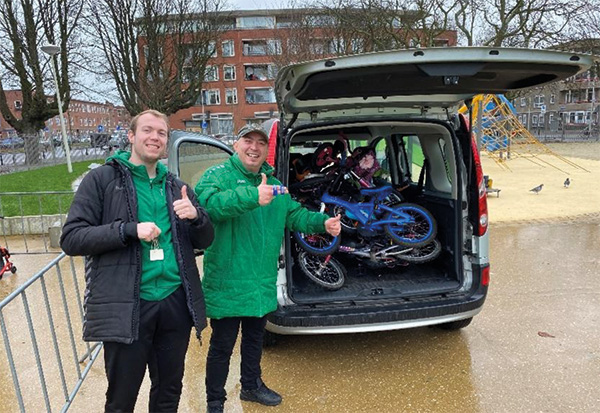 We krijgen weer fietsjes van Leren Doen!!!