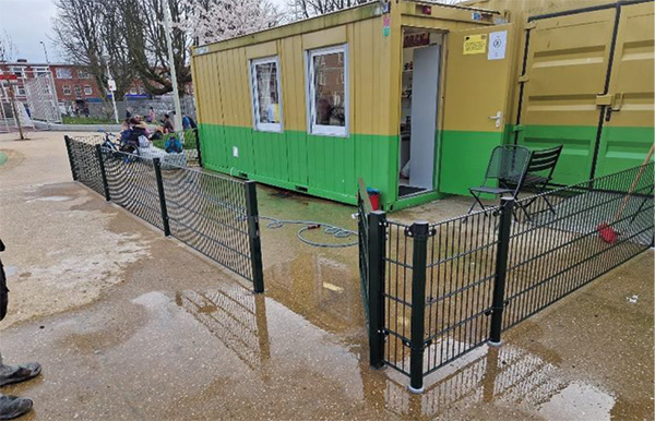 Het Hekje staat!!! Kaapseplein