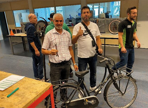 Cursus fietsen maken bij Stichting Leren Doen